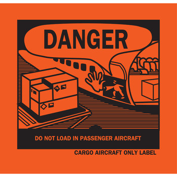 Imágen de Brady Negro sobre naranja Rectángulo Plástico 63239 Etiqueta postal (Imagen principal del producto)