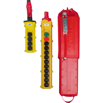 Brady Rojo Plástico/Nylon ABS Cubierta de seguridad de control colgante 150587 - Ancho 5.25 pulg. - Altura 11 pulg. - 754473-62375