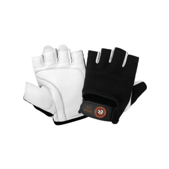 Global Glove Hot Rod AV2000 Negro/Blanco Grande Cuero Piel de cabra Cuero Guantes de mecánico - av2000 lg