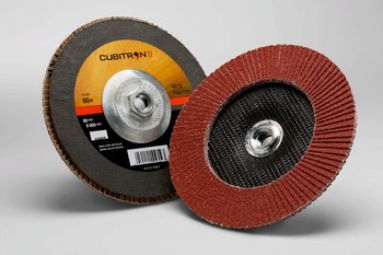 3M Cubitron II Tipo 27 - Óxido de aluminio cerámico - 7 pulg. - 60+ - Mediano - 55609