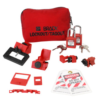 Imágen de Brady Rojo Kit de bloqueo/etiquetado (Imagen principal del producto)
