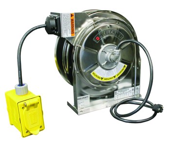 Imagen de Reelcraft Industries LS 5445 123 7 LS 5000 45 pies Plateado Acero inoxidable Carrete de cable (Imagen principal del producto)