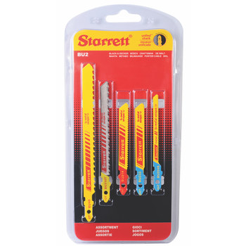 Starrett Bi-Metal Kit de hojas de sierra de calar - longitud de Diseño inastillable, irrompible durante el uso normal - BU2