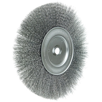 Weiler 01238 Cepillo de rueda - Rizado Acero cerda