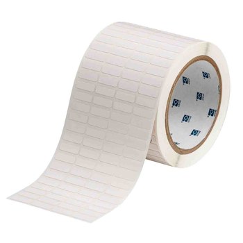 Brady UltraTemp THT-1-717-10 Rollo de etiquetas troqueladas para impresoras - 0.75 pulg. x 0.25 pulg. - Poliimida - Blanco - B-717