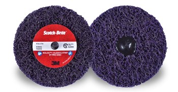 3M Scotch-Brite Clean & Strip XT Pro Carburo de silicio Disco de Cambio Rápido - Accesorio Roloc TR+ - Diámetro 4 pulg. - 21549