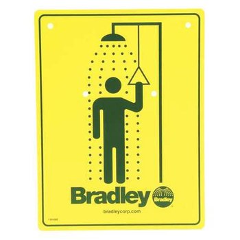 Imágen de Bradley Señalamiento para estacion de lava ojos (Imagen principal del producto)