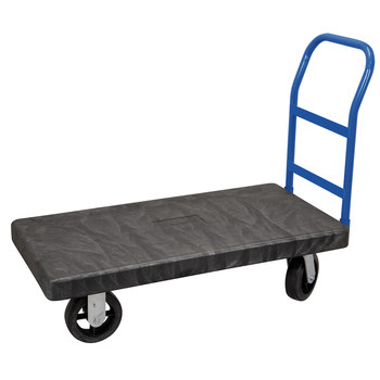 Imagen de Akro-mils U90282A1012 Ultra/Deck Revestido en polvo Espuma estructural HDPE Carretilla de plataforma (Imagen principal del producto)
