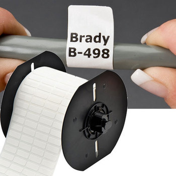 Imágen de Brady Blanco Vinilo Transferencia térmica B33-91-498 Rollo de etiquetas para impresora de transferencia térmica troquelado (Imagen principal del producto)