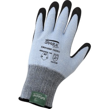 Global Glove Samurai Glove Azul claro y blanco Grande Tuffalene Guantes resistentes a cortes - 816679-01501