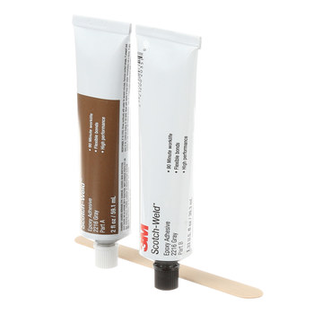 3M Scotch-Weld 2216 Gris Adhesivo epoxi - Base y acelerador (B/A) - 3.3 fl oz Kit - 20351
