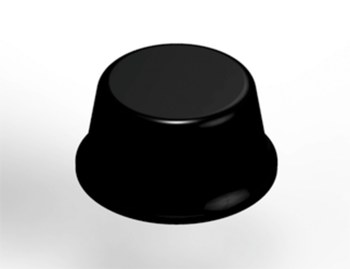 3M Bumpon SJ5745 Negro Parachoques/espaciador - 0.5 pulg. Anchura - 0.25 pulg. Altura - 71050