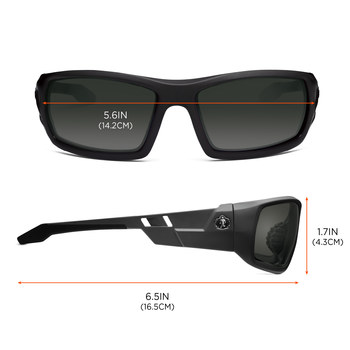 Ergodyne Skullerz Odin Lentes de seguridad lente Humo - Marco completo - 720476-50433