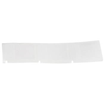 Brady M4-91-427 Etiquetas envolventes autolaminables - 1 pulg. x 1.5 pulg. - Vinilo - Negro sobre blanco, transparente - B-427