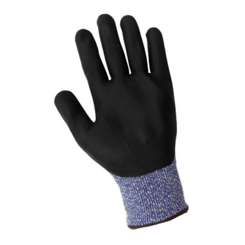 Global Glove Samurai CR617 Negro/Azul Grande HDPE Guantes resistentes a cortes - cr617 lg