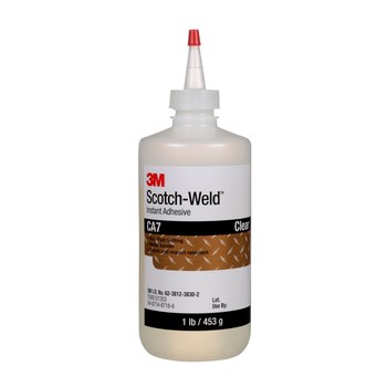 3M Scotch-Weld CA7 Adhesivo de cianoacrilato Transparente Líquido 1 lb Botella - 21062