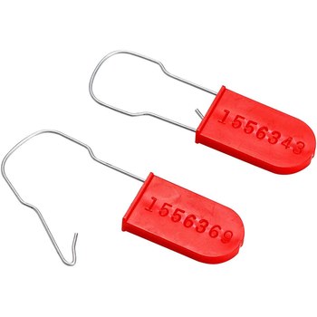 Imágen de Brady Rojo Polipropileno Sello no adhesivo indicador a prueba de manipulaciones (Imagen principal del producto)