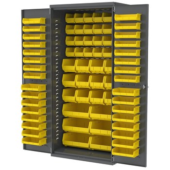 Imagen de Akro-mils AC3624YD Gris Amarillo Revestido en polvo Acero 16 ga No apilable Gabinete para cajas (Imagen principal del producto)