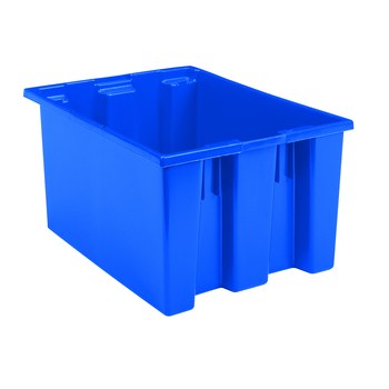 Imagen de Akro-mils 35230 2.6 ft³, 19.4 gal 90 lb Azul Polímero de grado industrial Contenedor apilable (Imagen principal del producto)