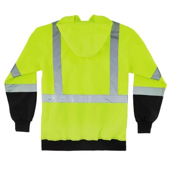 Ergodyne GloWear 8372 Sudadera para condiciones frías 21844 - tamaño Grande - Poliéster - Lima