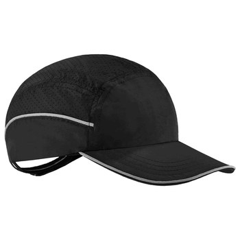 Ergodyne Skullerz 8965 Gorra antigolpes con LED 23369 - Velcro suspensión - Negro