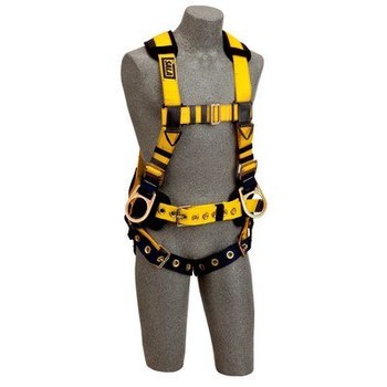 DBI-SALA Delta Iron Worker fts Posicionamiento Arnés para el cuerpo 1106405 - tamaño Grande - Amarillo - 16403