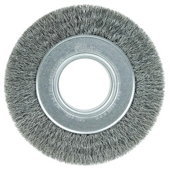 Weiler 03040 Cepillo de rueda - Rizado Acero cerda