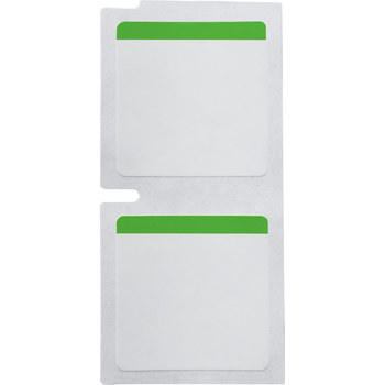 Brady M5-49-494-GN Etiquetas de color - 1 pulg. x 1 pulg. - Poliéster - Negro sobre verde, blanco - B-494