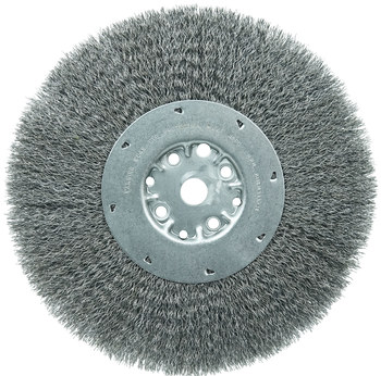 Weiler 01517 Cepillo de rueda - Rizado Acero cerda