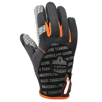 Ergodyne ProFlex 821 Negro/Naranja Grande Malla de poliéster Malla de poliéster Guantes de trabajo - 720476-17234