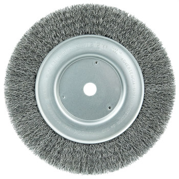 Weiler 01514 Cepillo de rueda - Rizado Acero cerda