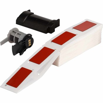 Imágen de Brady Rojo Poliéster Transferencia térmica M6-173-593-RD Etiquetas para impresora con panel en relieve (Imagen principal del producto)