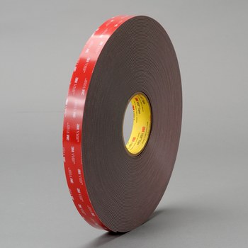 3M 4979F Negro Cinta VHB - 1/4 pulg. Anchura x 36 yd Longitud - 62 mil Espesor - 56080