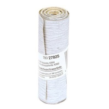 3M Stikit Rollo de lijado 27825 - 3 1/4 pulg. x 100 pulg. - Carburo de silicio - 320 - Extrafino