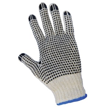 Global Glove S55D Natural Algodón/Poliéster Guante de trabajo - s55d2 mens