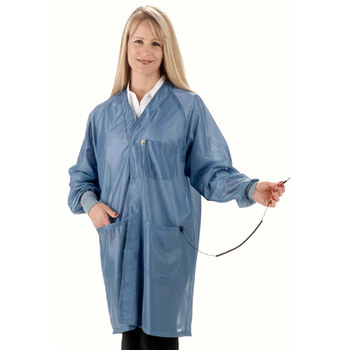 Imágen de Tech Wear - HOC-23C-S Capa de laboratorio ESD/antiestática (Imagen principal del producto)