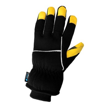 Global Glove woThunder Glove SG7200INT Negro Grande Cuero Gamuza Guantes para condiciones frías - Insulación Cold Keep - sg7200int lg