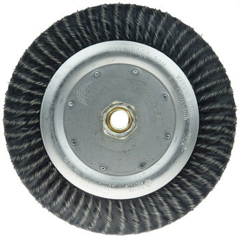 Weiler Polyflex 35600 Cepillo de rueda - Anudado encapsulado Acero cerda