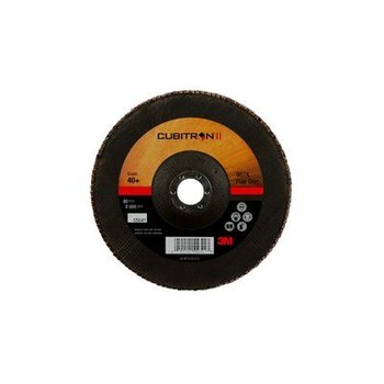 3M Cubitron II Tipo 27 - Óxido de aluminio cerámico - 7 pulg. - 40+ - Grueso - 55641