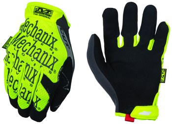 Mechanix Wear El original Coyote Amarillo fluorescente Mediano Armortex Guantes de trabajo - 781513-62633