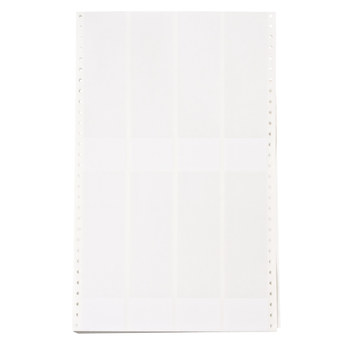 Imágen de Brady Datab Transparente/Blanco Autoextinguible, Autolaminados, Escribible Vinilo Matriz de puntos DAT-34-292-10 Etiqueta de impresora de etiquetas de puntos (Imagen principal del producto)
