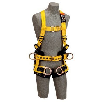 DBI-SALA Delta Viento y torre Arnés para el cuerpo 1107775 - tamaño Grande - Amarillo - 16211