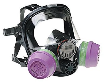 North Máscara completa 760008A - tamaño Mediano/Grande - Negro - Silicón - 5 puntos suspensión - north 760008a