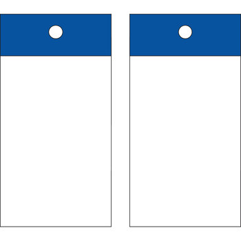 Imágen de Brady Azul Autolaminados Poliéster 101983 Etiqueta en blanco para marcar cables (Imagen principal del producto)