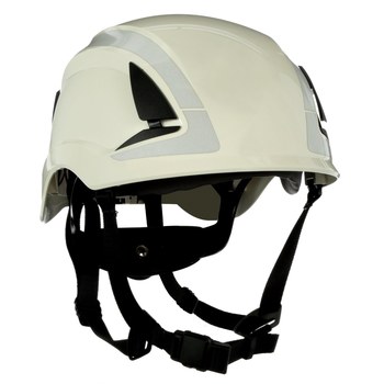 3M SecureFit X5000 X5001X-ANSI Blanco Plástico Casco - Suspensión 6 puntos - Ajuste Trinquete - 076308-94283