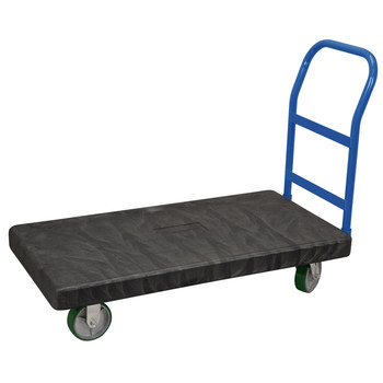 Imagen de Akro-mils U90163A1412 Ultra/Deck 3000 lb Revestido en polvo Espuma estructural HDPE Carretilla de plataforma (Imagen principal del producto)