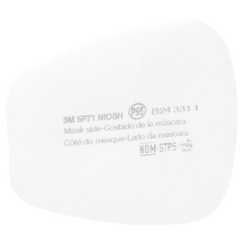 3M 5000 5P71 Filtro de respirador reutilizable 07194 - Blanco - P95