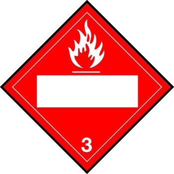 Imágen de Brady B-101 Etiquetas recubiertas de poliéster Diamante Rojo Inglés Letrero de anuncio para camión 60394 (Imagen principal del producto)