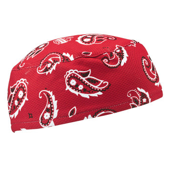 Ergodyne Chill-Its 6630 Rojo Hi Cool/Felpa Casquete - 720476-12508