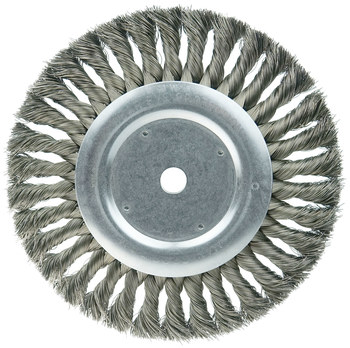 Weiler Wolverine 36228 Cepillo de rueda - Anudado - Torsión estándar Acero cerda